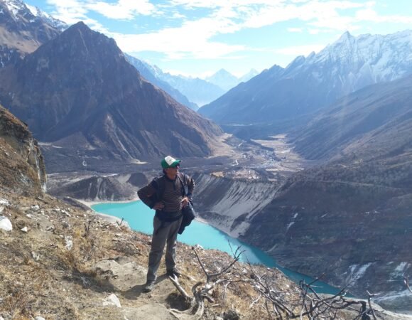 Birendra Taal – Glacial Lake Near Sama Gaun on the Manaslu Circuit Trek with Mountain King Treks